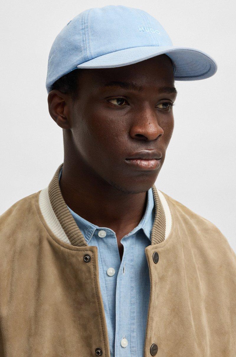 Hugo Boss Gorra De Sarga De Algodón De Seis Paneles Con Logo Bordado