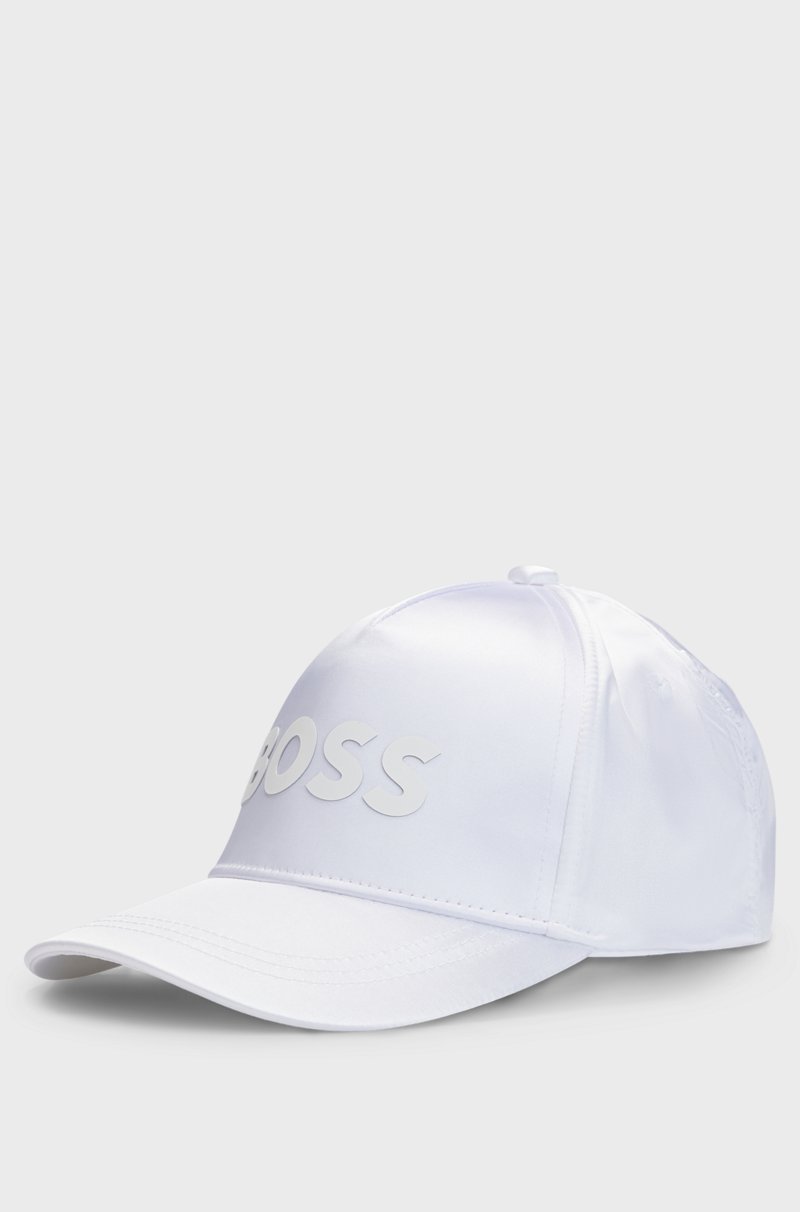 Hugo Boss Gorra De Satén Con Logo Estampado De Goma Para Niños