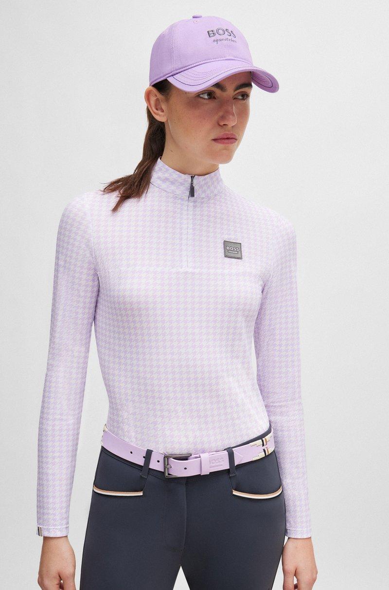 Hugo Boss Gorra Para Equitación Con Logo Bordado Y Correa De Piel