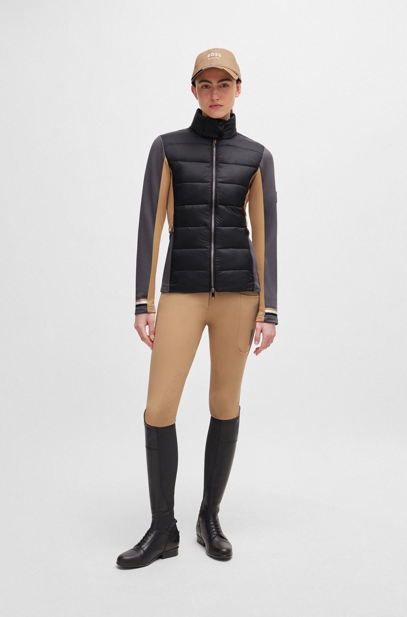 Hugo Boss Gorra Para Equitación Con Logo Bordado Y Correa De Piel