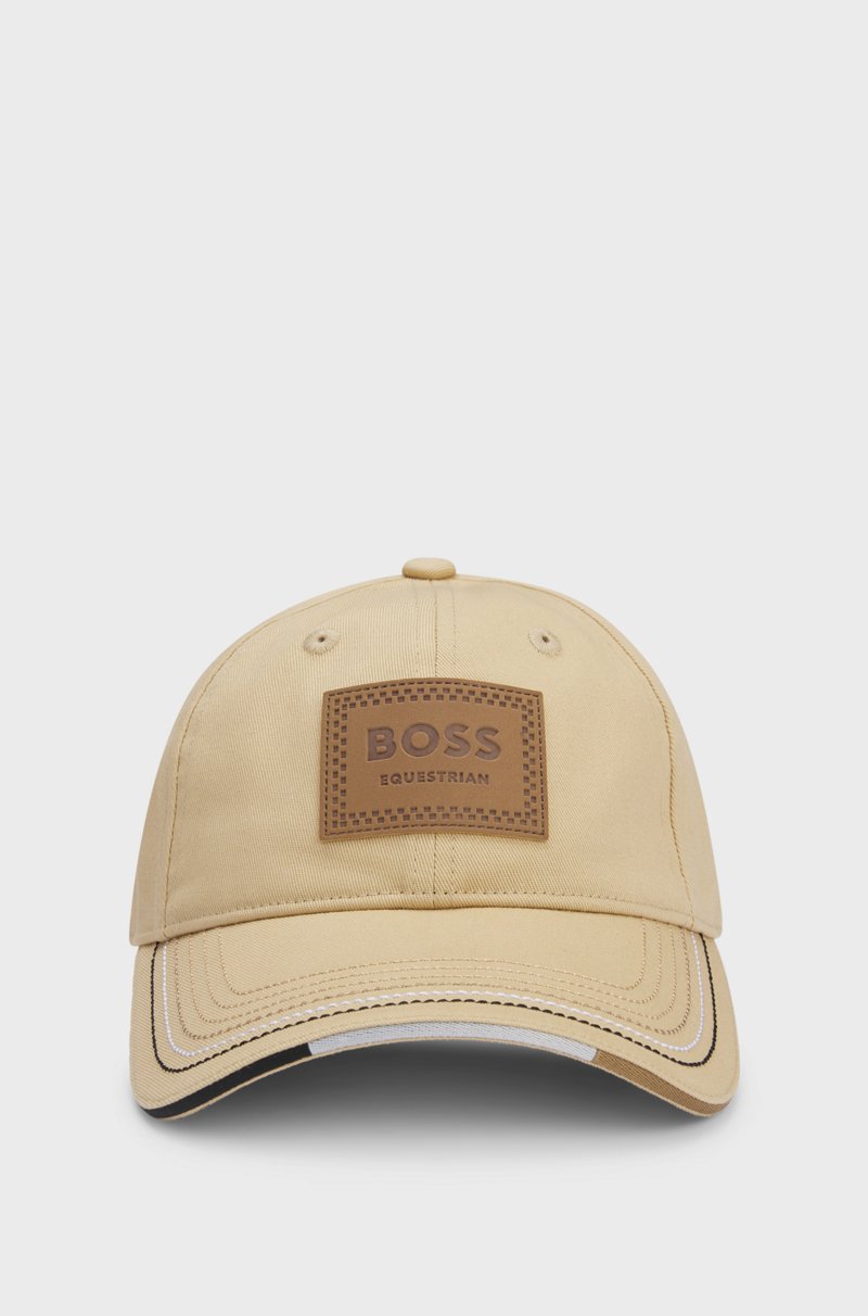 Hugo Boss Gorra Para Equitación Con Parche Con Logo De Inspiración Retro