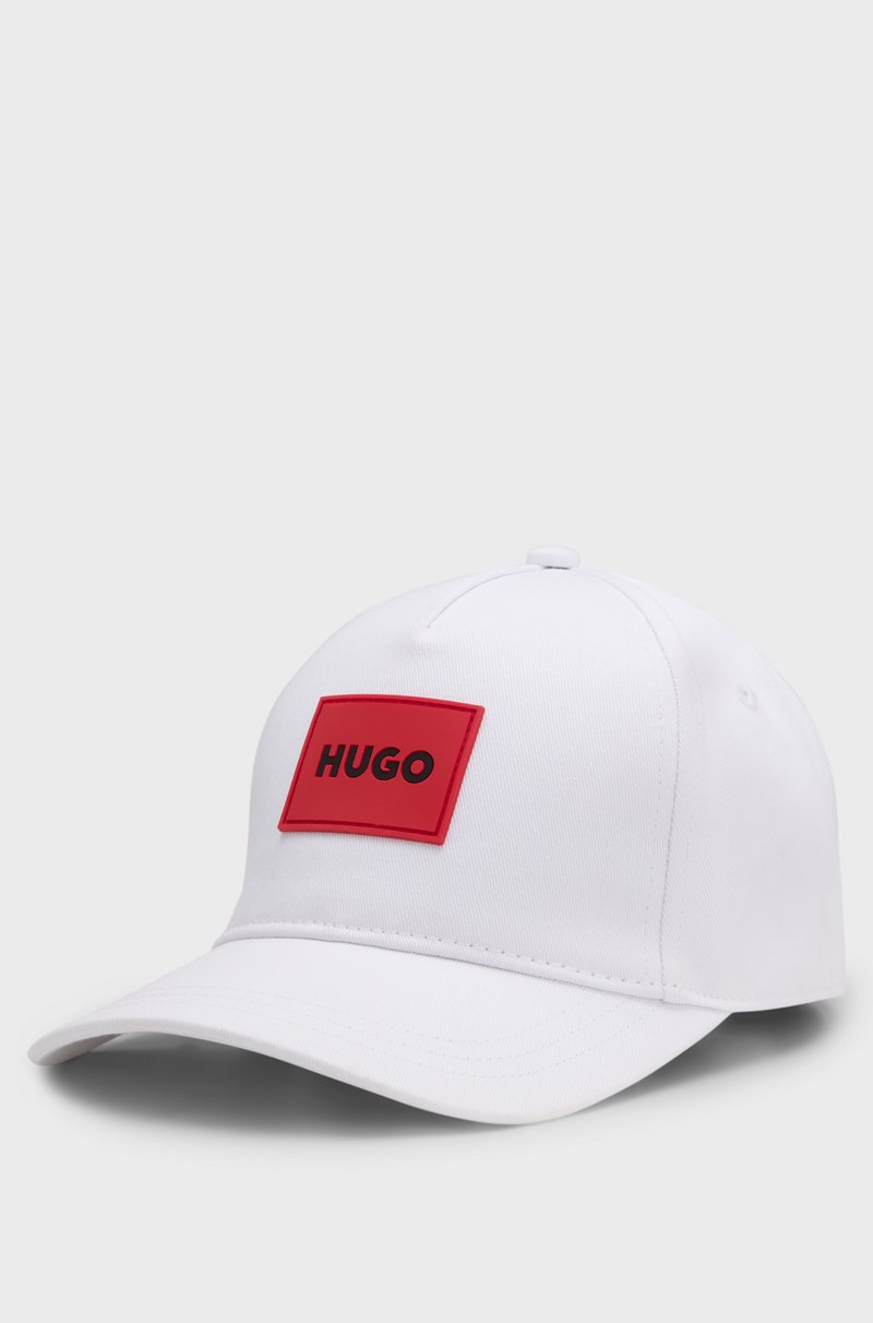 Hugo Boss Gorra Para Niños En Sarga De Algodón Con Insignia De Logo
