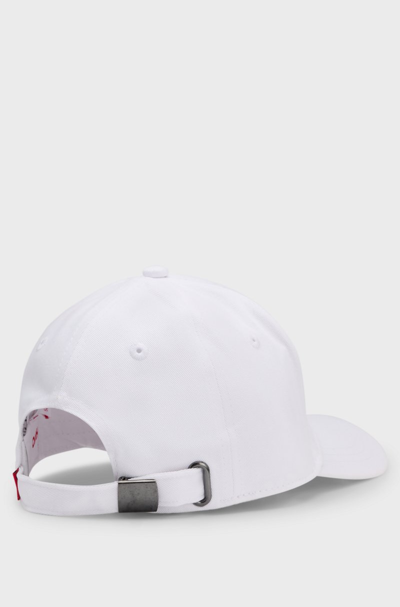 Hugo Boss Gorra Para Niños En Sarga De Algodón Con Insignia De Logo