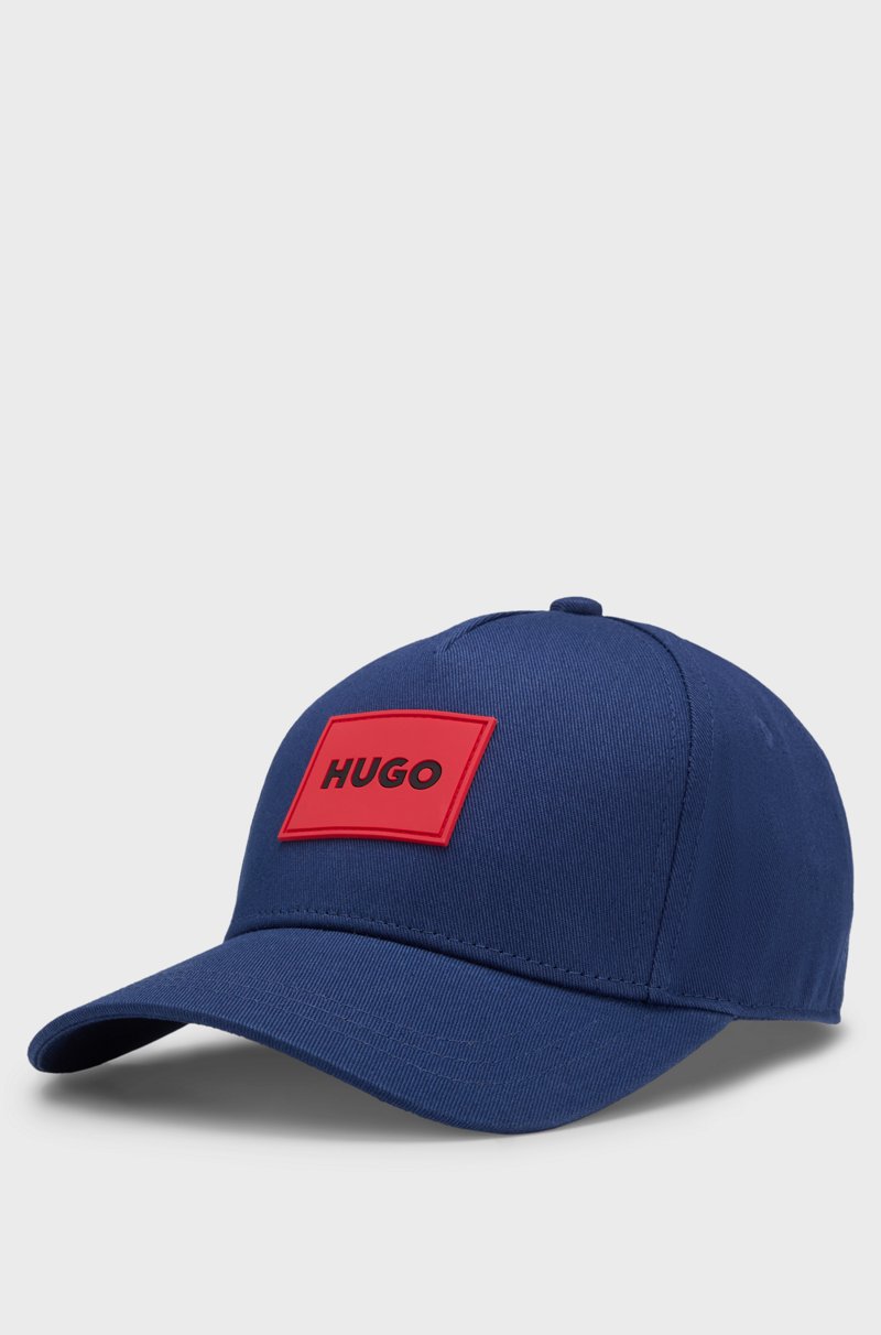 Hugo Boss Gorra Para Niños En Sarga De Algodón Con Insignia De Logo