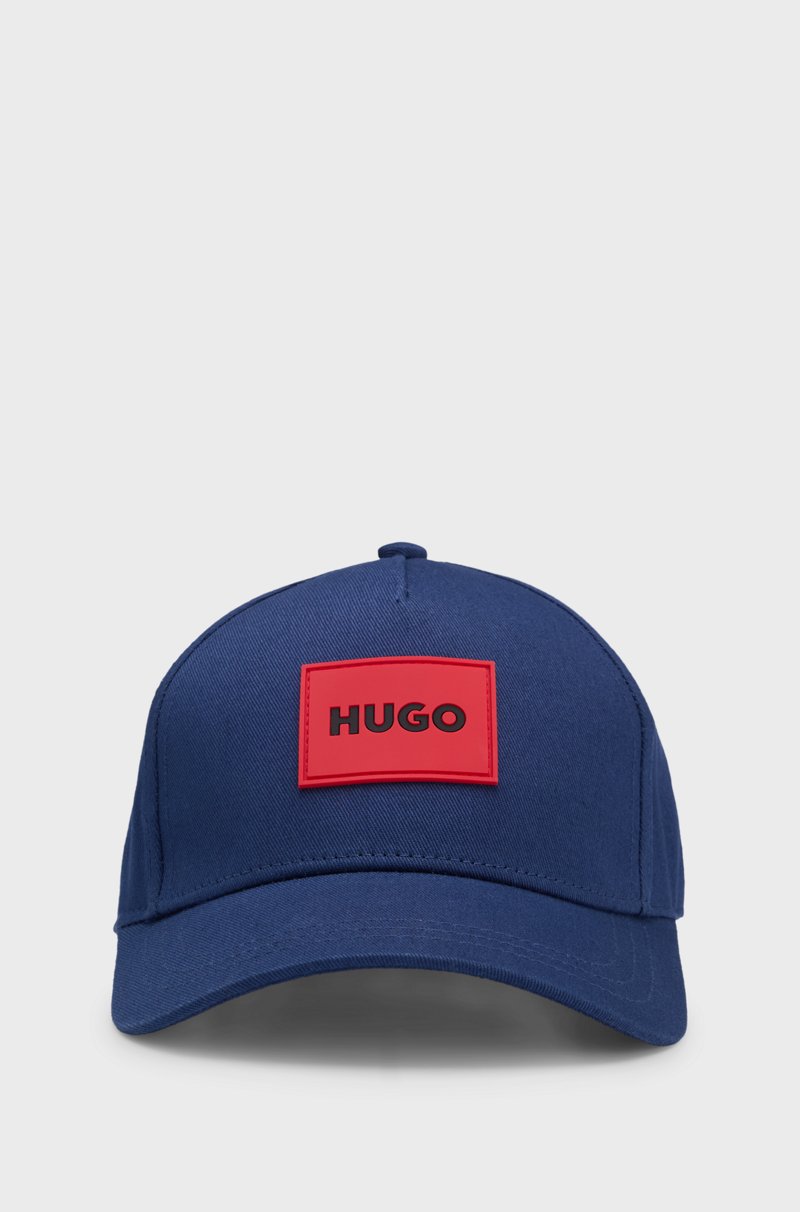 Hugo Boss Gorra para niños en sarga de algodón con insignia de logo