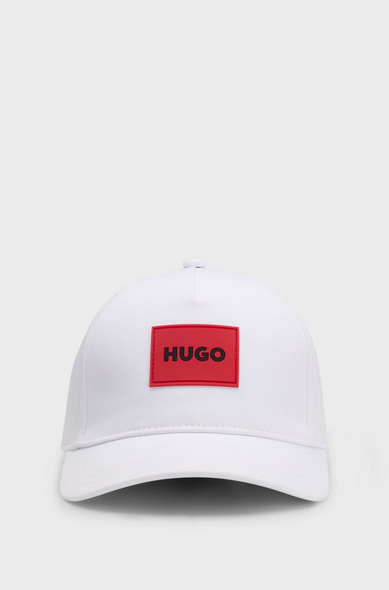 Hugo Boss Gorra para niños en sarga de algodón con insignia de logo