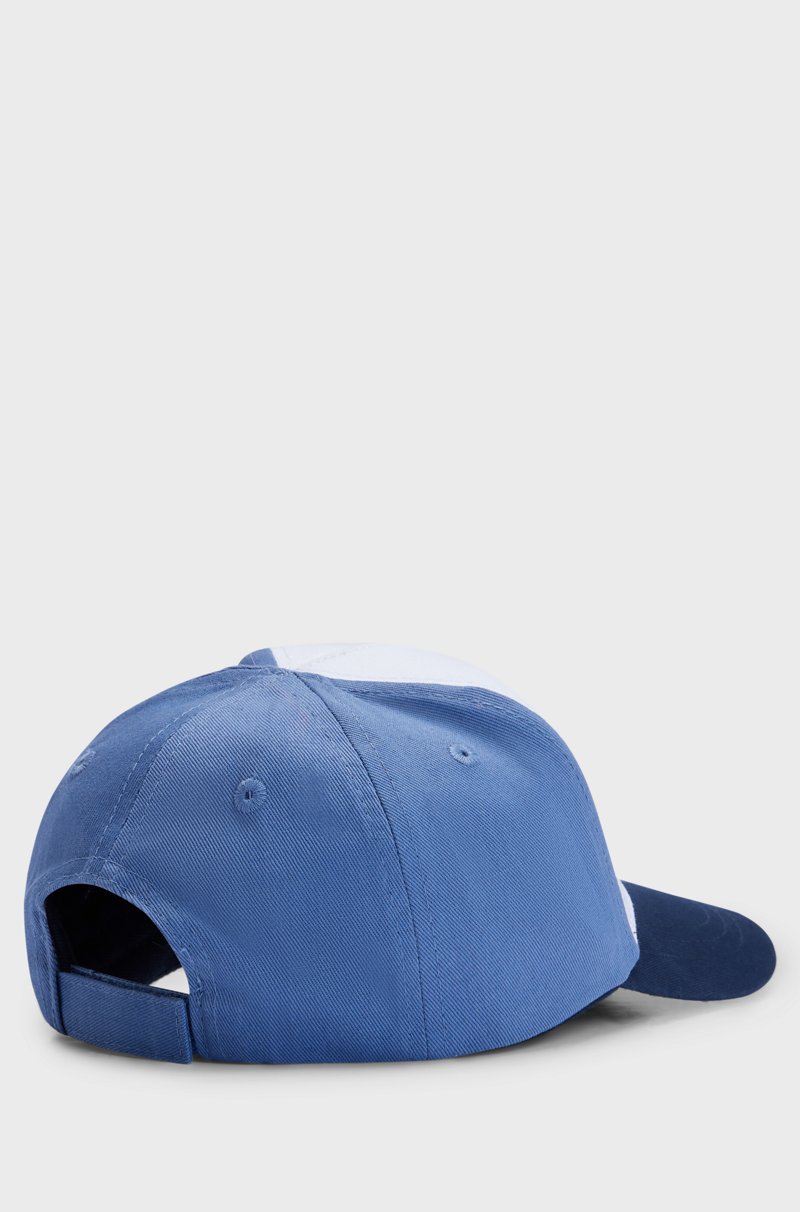 Hugo Boss Gorra Para Niños En Sarga De Algodón Con Logo Estampado