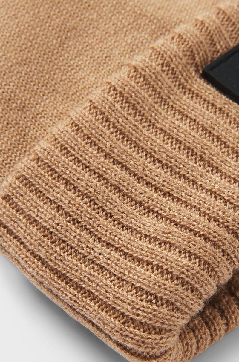 Hugo Boss Gorro De Punto Para Niños Con Etiqueta Con Logo De Silicona