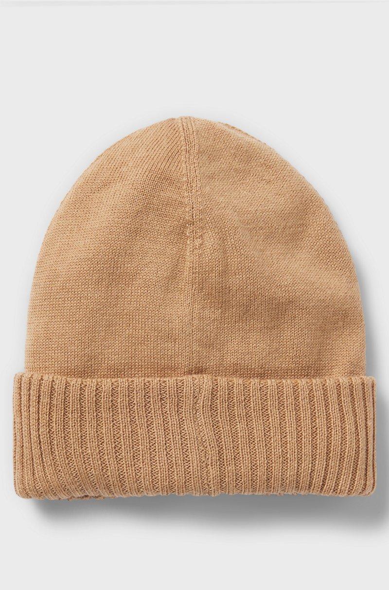 Hugo Boss Gorro De Punto Para Niños Con Etiqueta Con Logo De Silicona