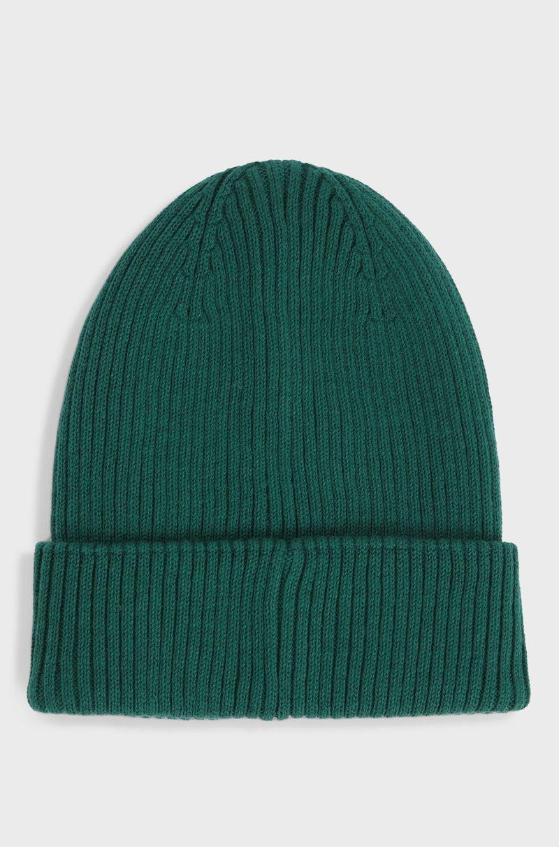 Hugo Boss Gorro De Punto Para Niños Con Etiqueta De Logo Rojo