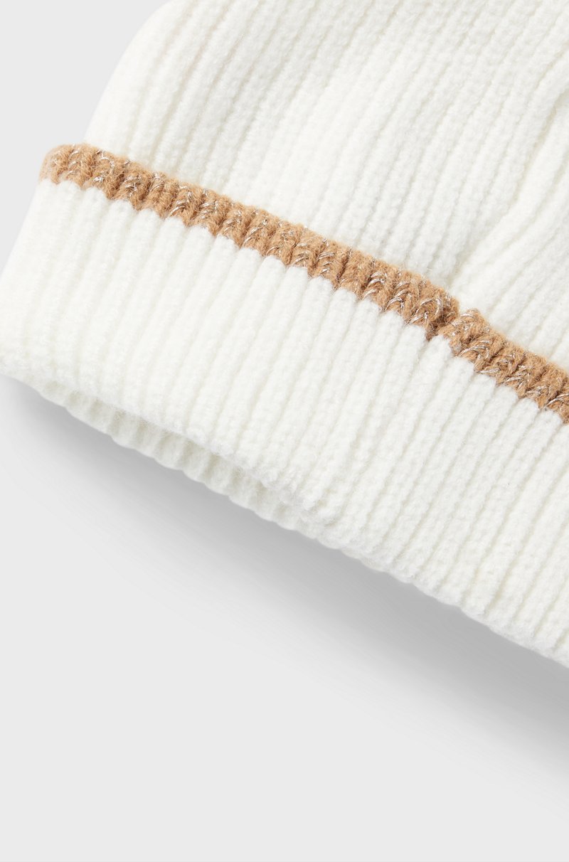 Hugo Boss Gorro De Punto Para Niños Con Logo De Efecto Metalizado