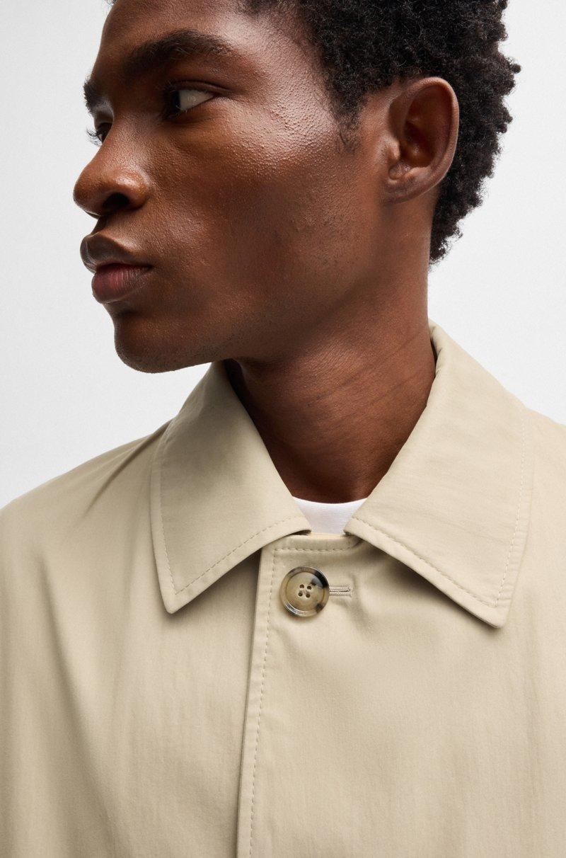 Hugo Boss Abrigo De Corte Clásico En Algodón