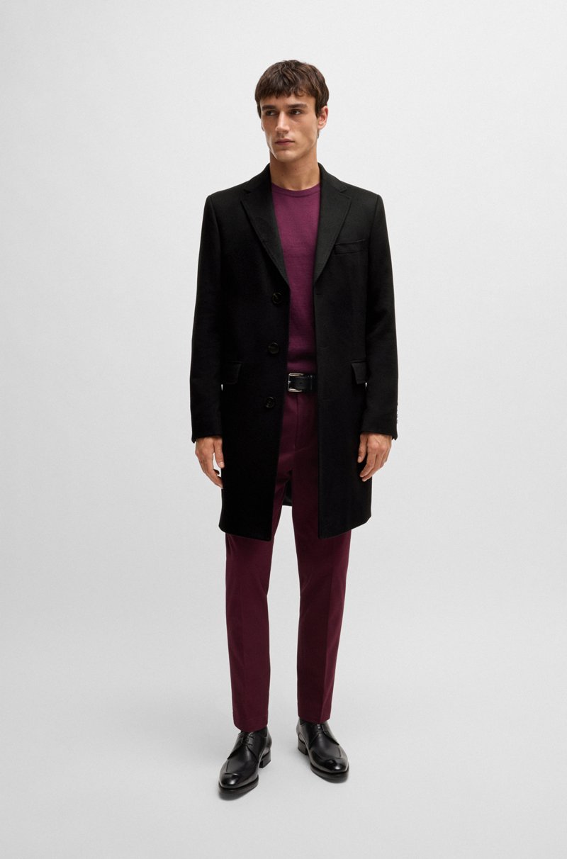 Hugo Boss Abrigo Slim Fit De Cashmere