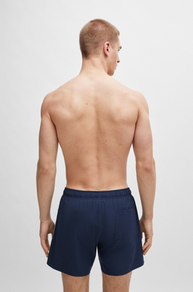 Hugo Boss Bañador Con Logo Y Raya De La Marca