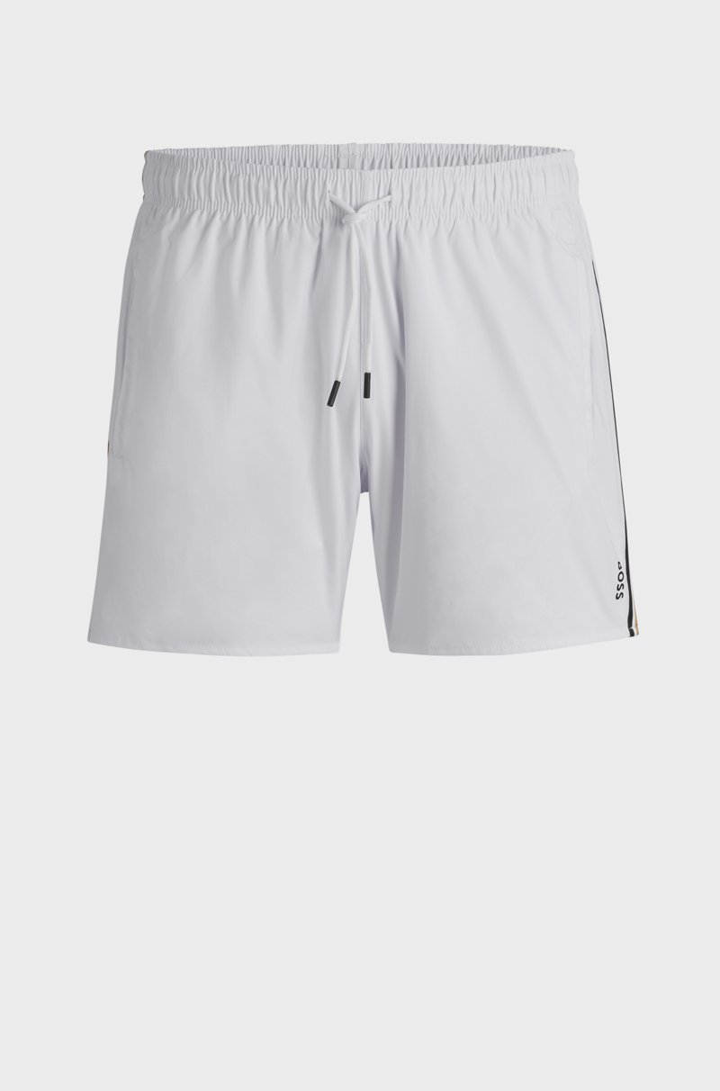 Hugo Boss Bañador Con Logo Y Raya De La Marca