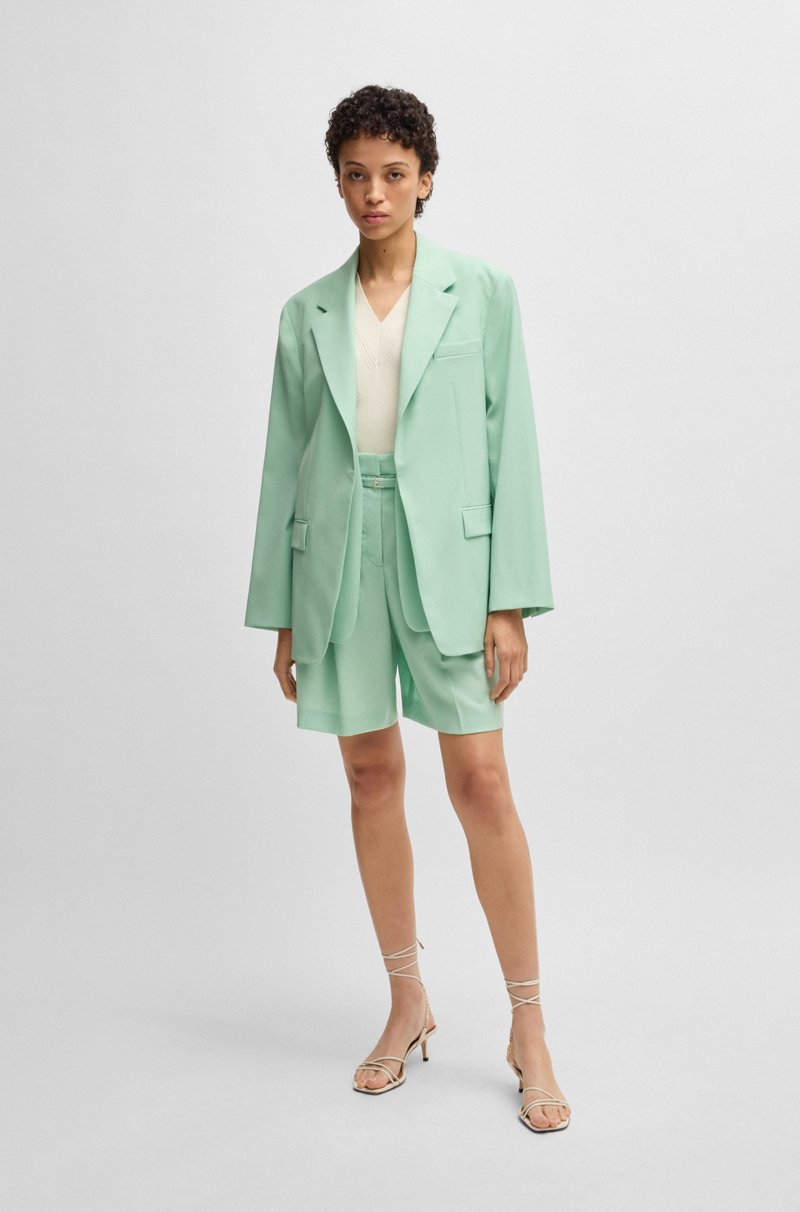 Hugo Boss Blazer Oversize Fit De Lana Virgen