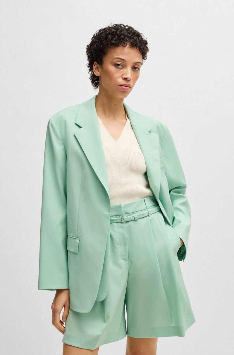 Hugo Boss Blazer oversize fit de lana virgen