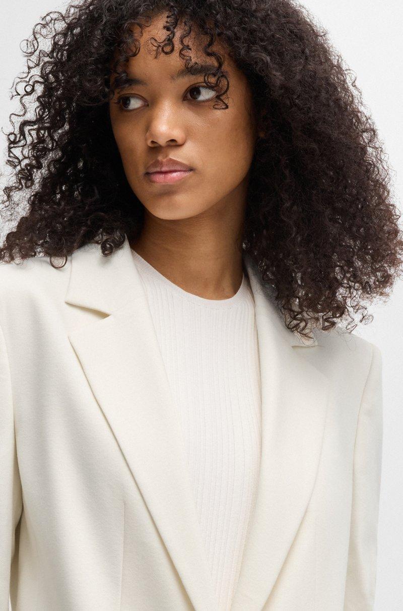 Hugo Boss Blazer Oversize Fit En Mezcla De Lino