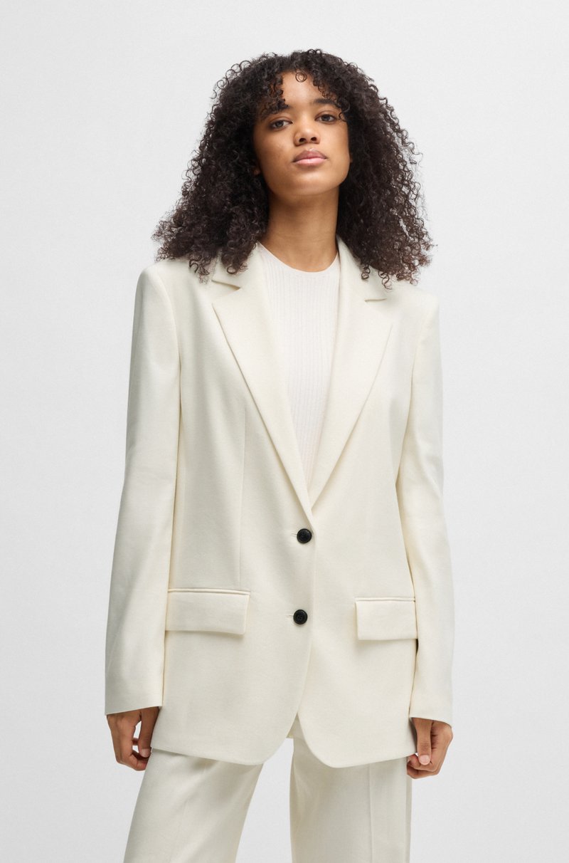 Hugo Boss Blazer oversize fit en mezcla de lino