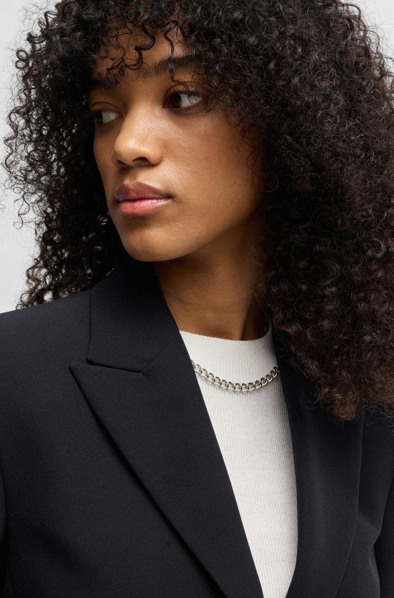 Hugo Boss Blazer Regular Fit De Material Elástico