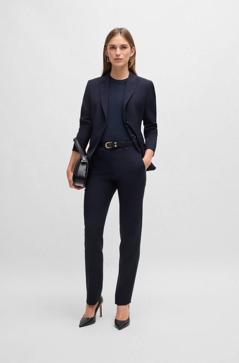 Hugo Boss Blazer Regular Fit En Lana Virgen