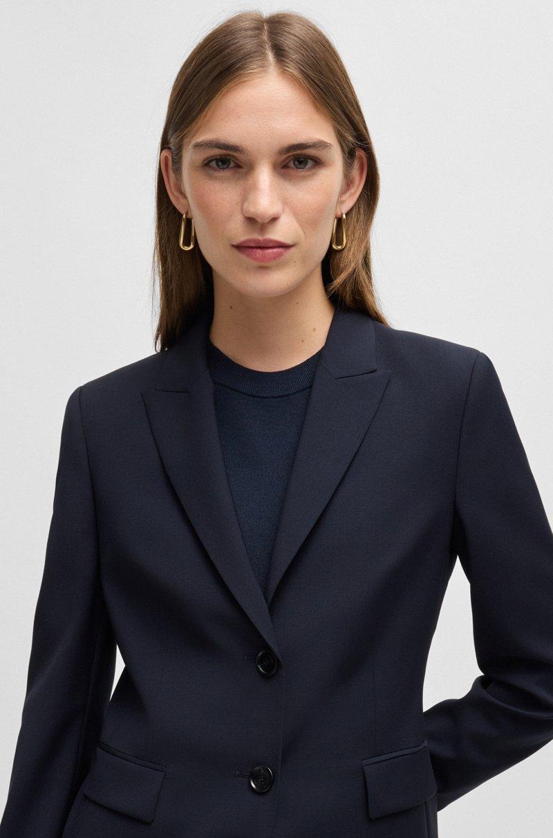 Hugo Boss Blazer Regular Fit En Lana Virgen