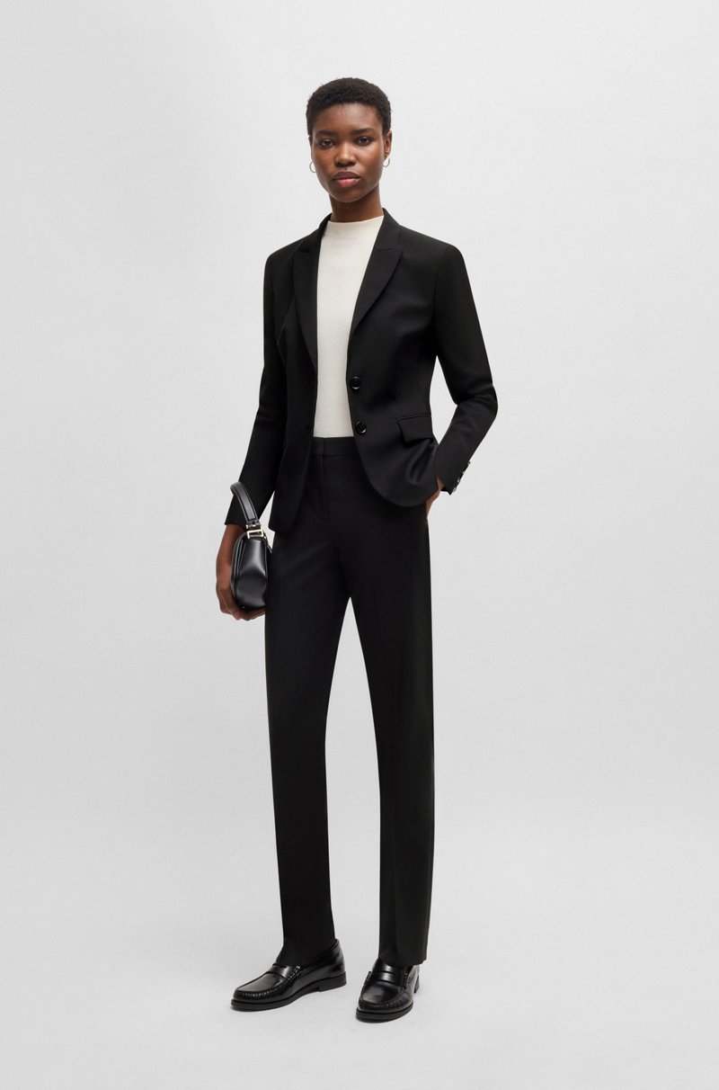 Hugo Boss Blazer Regular Fit En Lana Virgen