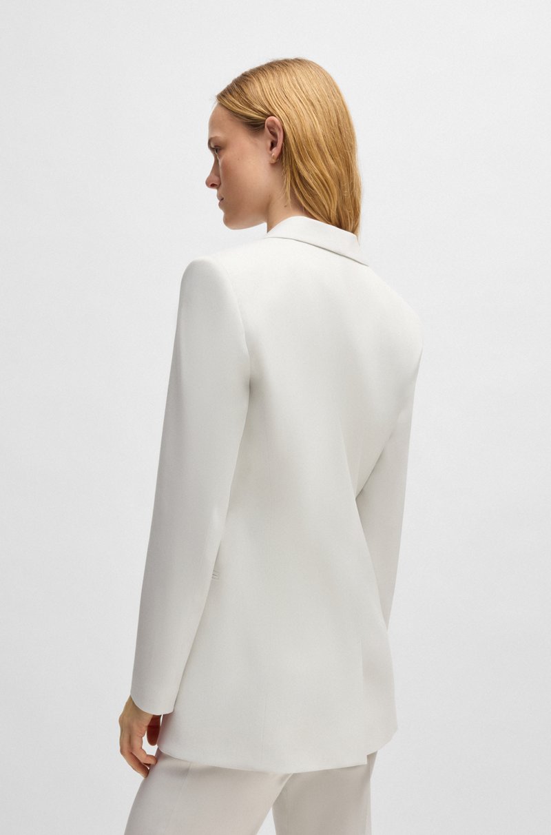 Hugo Boss Blazer Regular Fit En Tejido Brillante