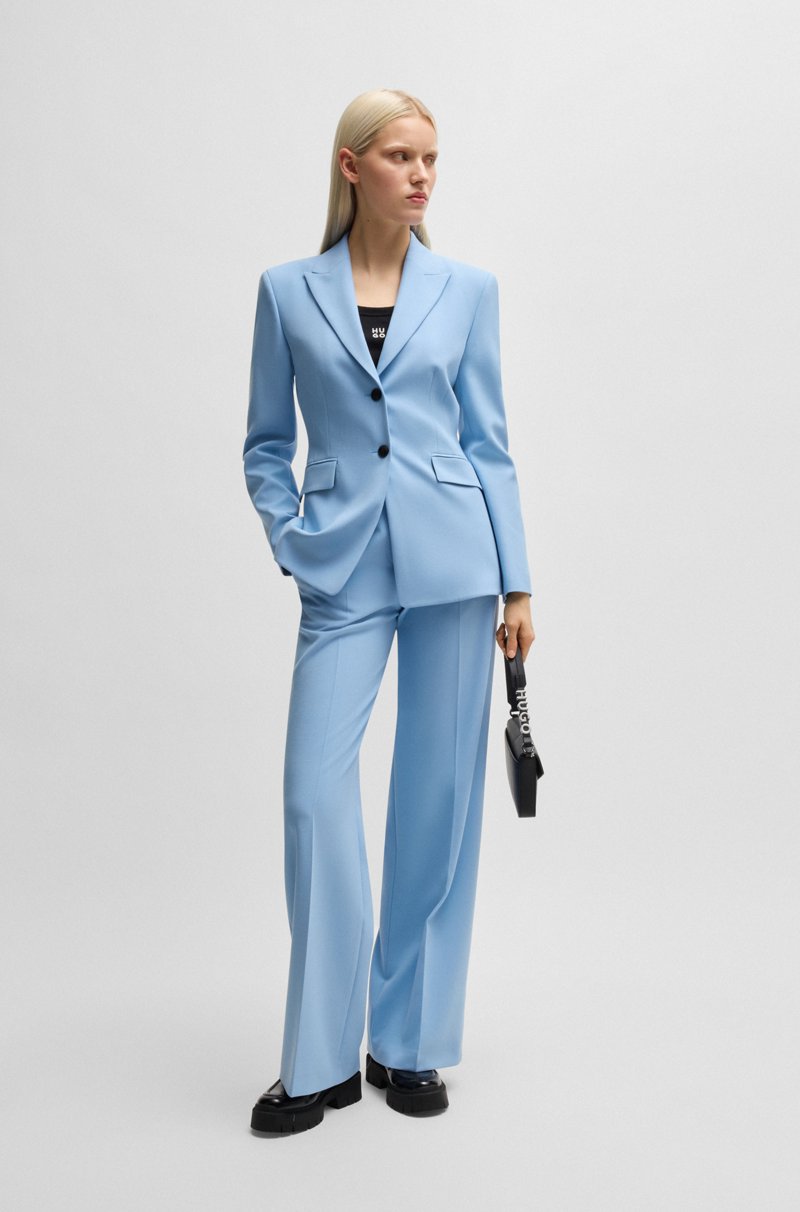 Hugo Boss Blazer Slim Fit Con Botones En Contraste