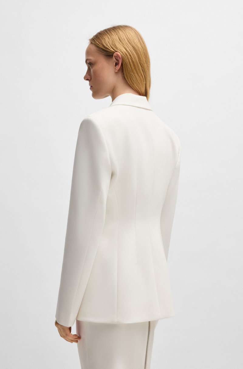 Hugo Boss Blazer Slim Fit Con Botones En Contraste