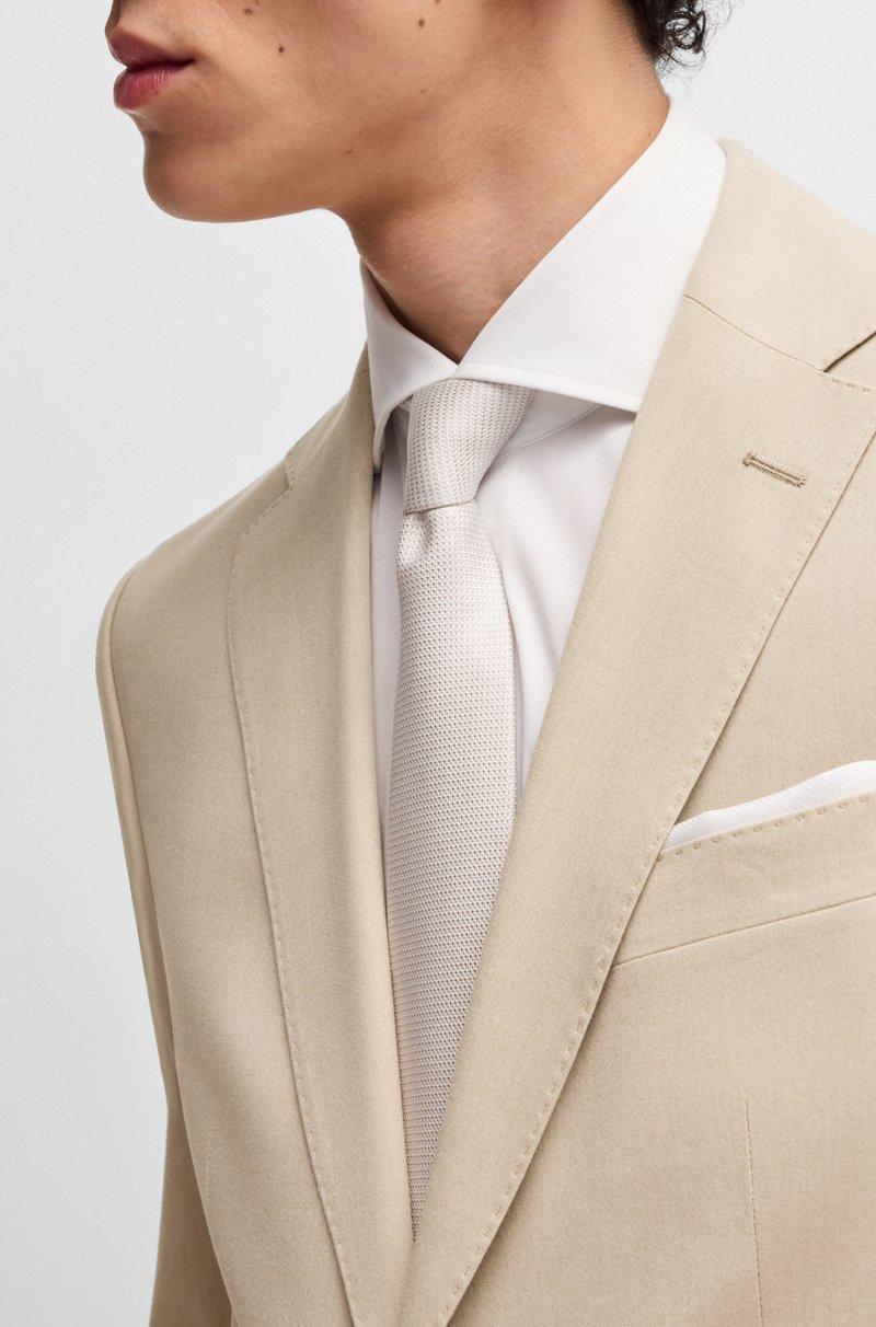 Hugo Boss Blazer Slim Fit De Gasa Elástica
