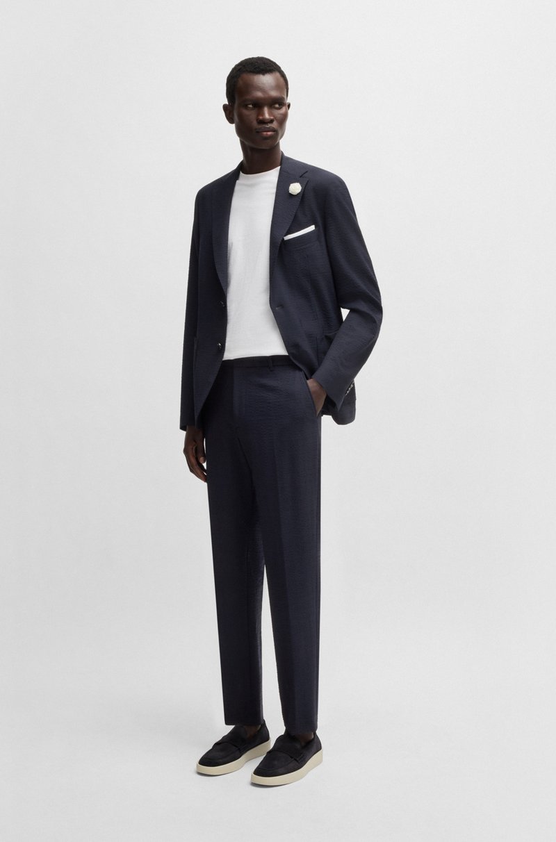 Hugo Boss Blazer Slim Fit De Sirsaca Elástica