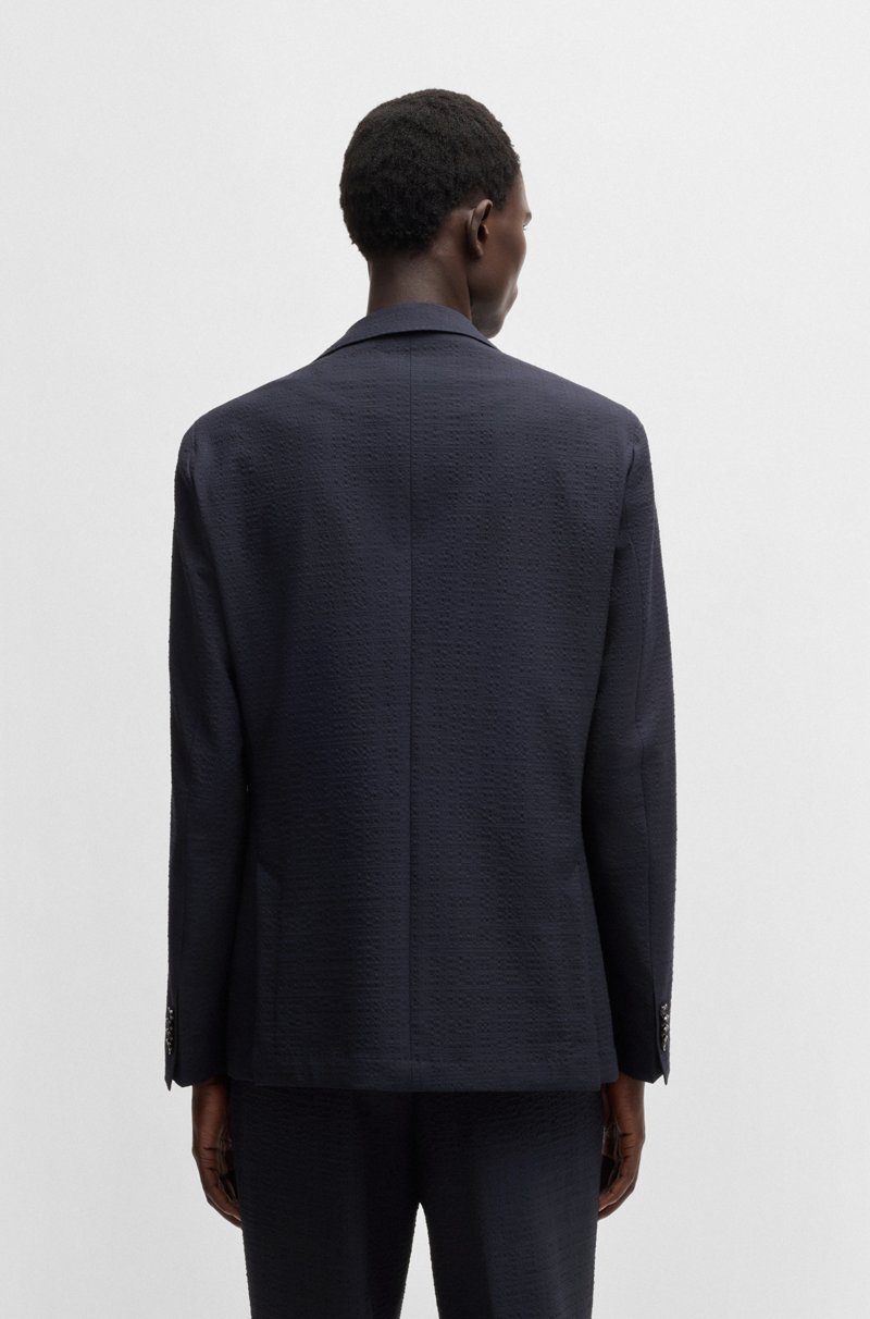 Hugo Boss Blazer Slim Fit De Sirsaca Elástica