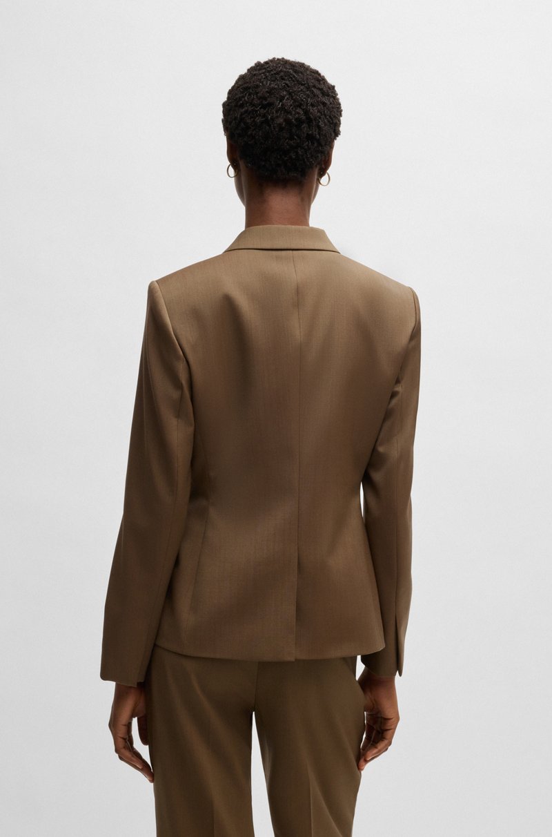 Hugo Boss Blazer Slim Fit En Lana Virgen