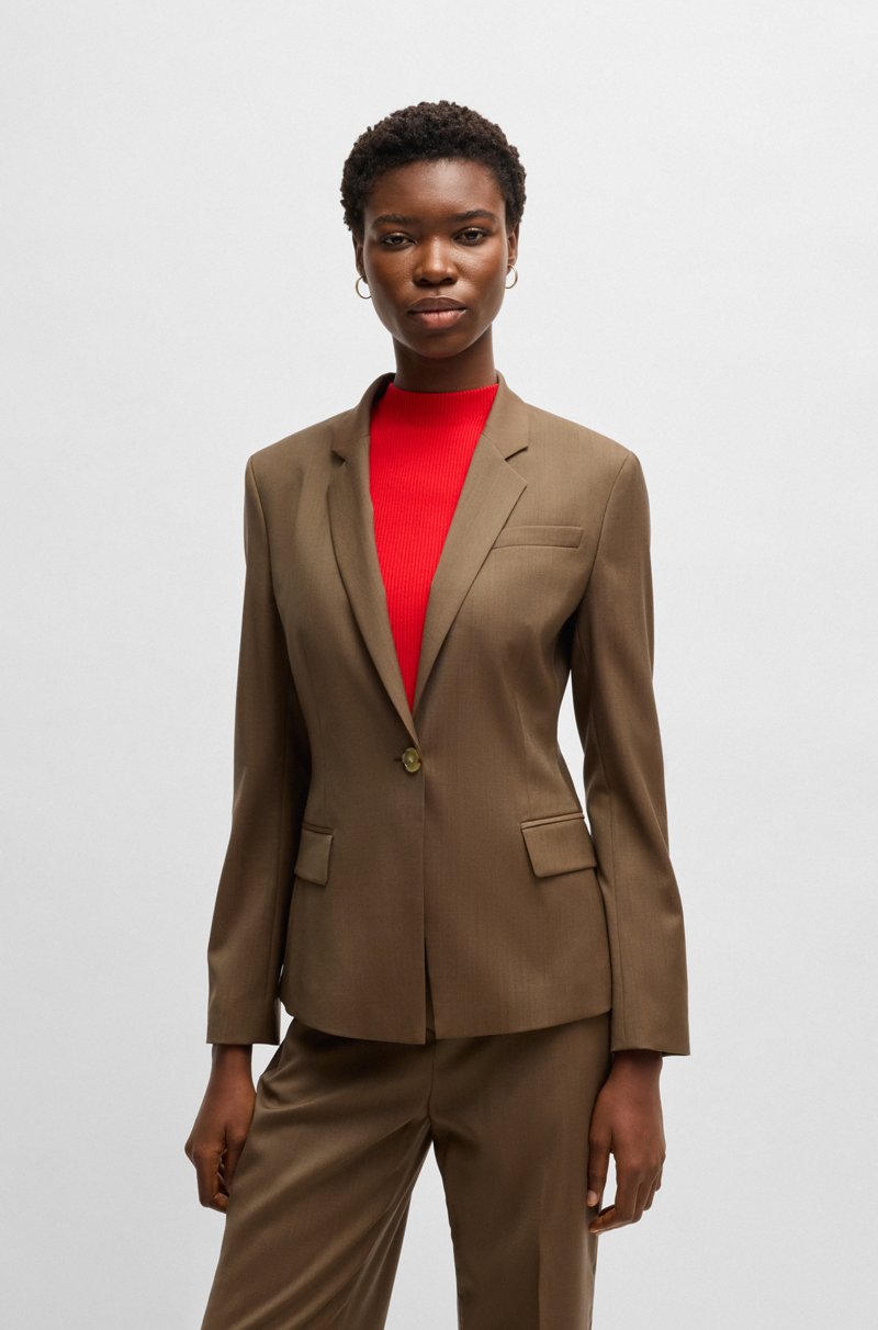 Hugo Boss Blazer slim fit en lana virgen