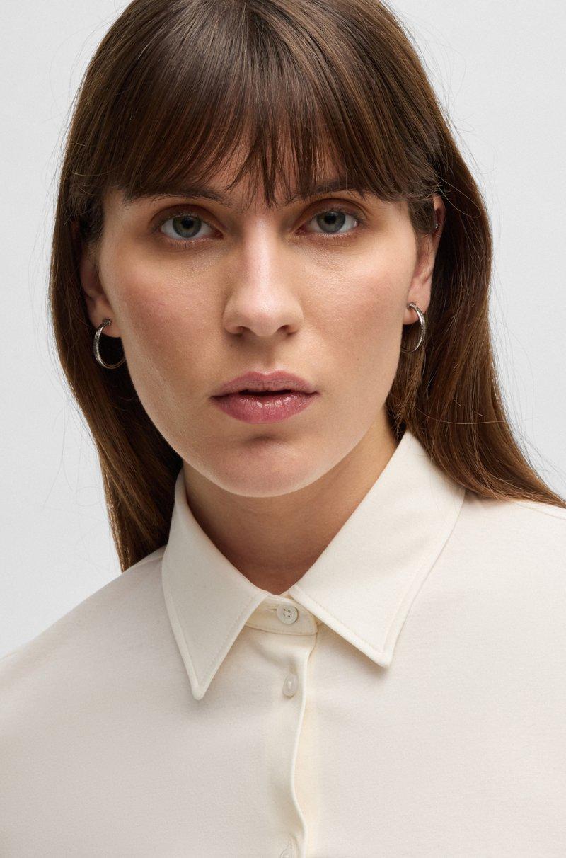 Hugo Boss Blusa Extra Slim Fit En Punto De Algodón