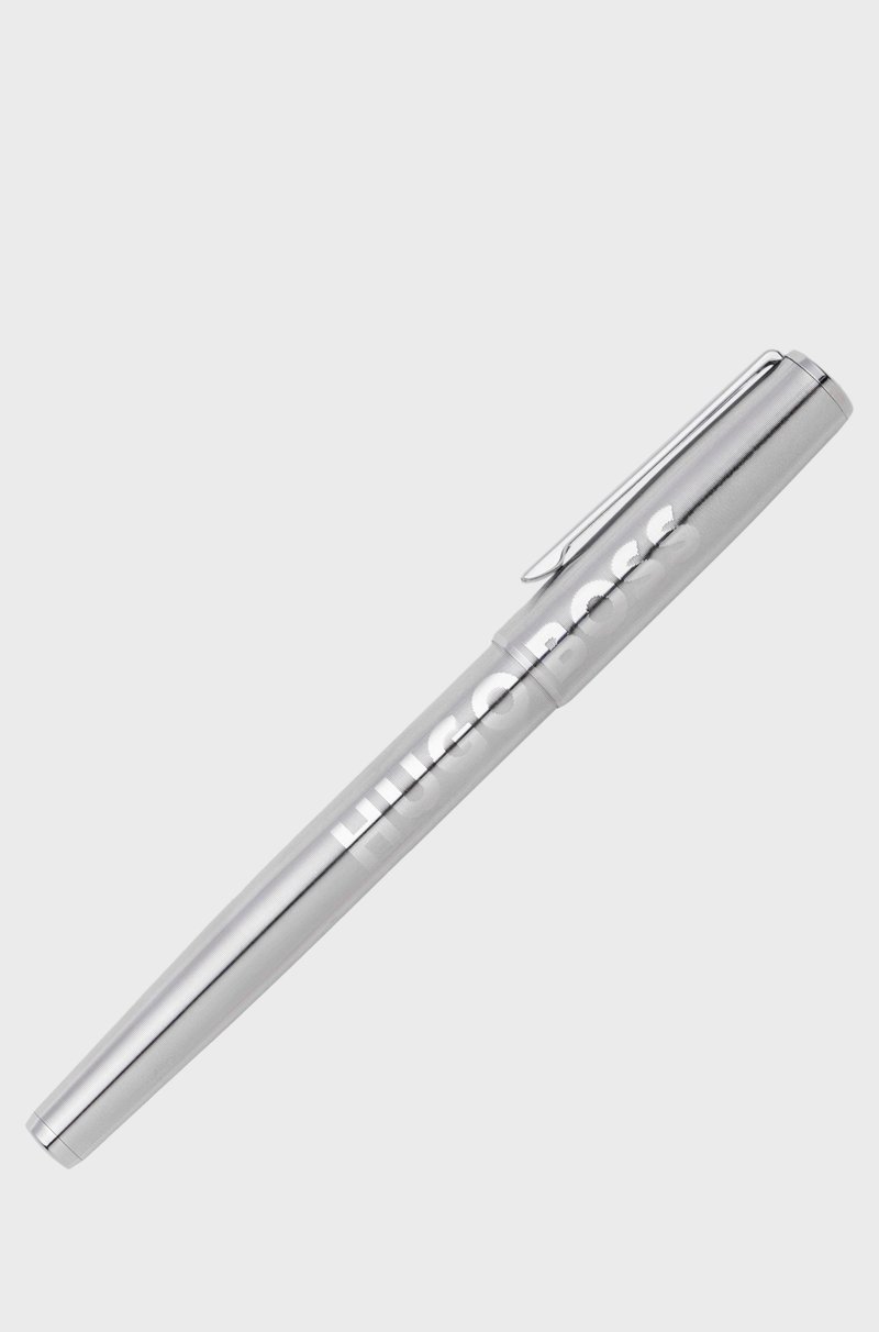 Hugo Boss Bolígrafo de gel en latón cromado