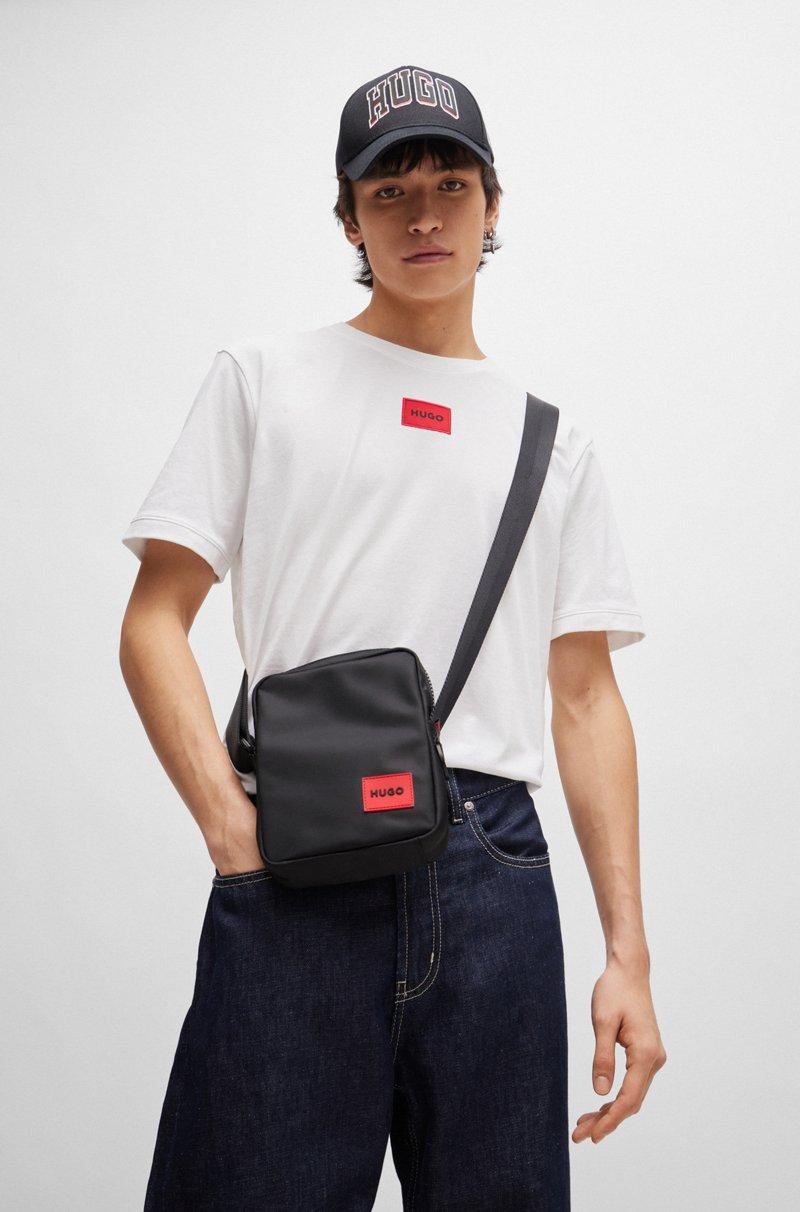 Hugo Boss Bolso Mensajero Con Parche De Logo Rojo