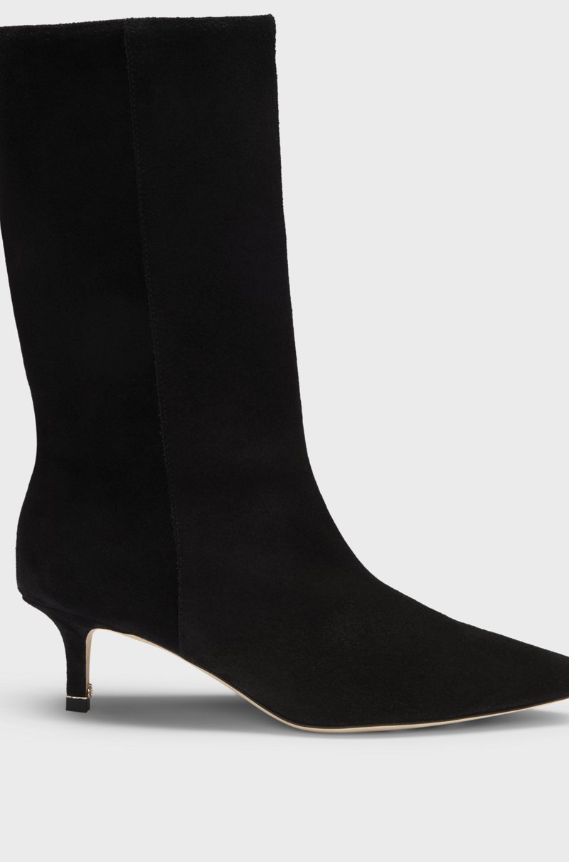 Hugo Boss Botas De Ante Con Monograma Double B