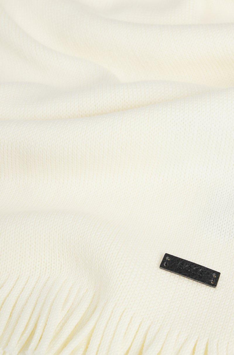 Hugo Boss Bufanda De Punto Raschel En Lana Merina