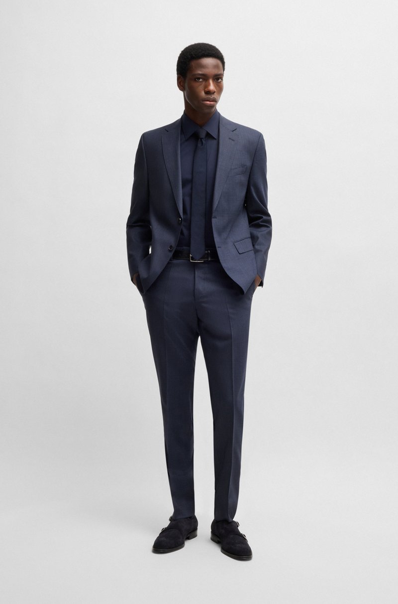 Hugo Boss Calzado De Ante Con Hebilla Doble