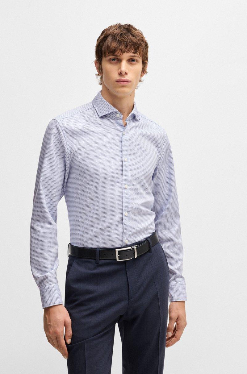 Hugo Boss Camisa casual fit de algodón estampado