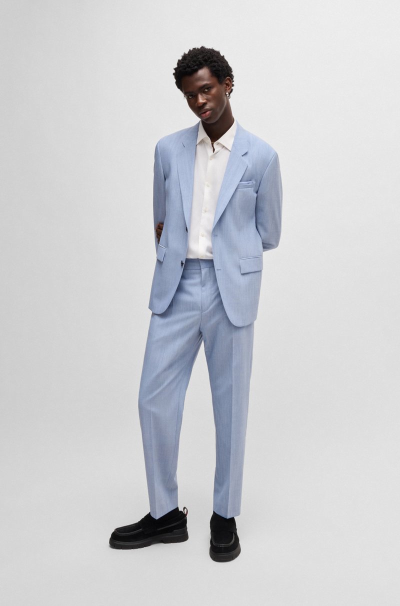 Hugo Boss Camisa Slim Fit De Raso Suave