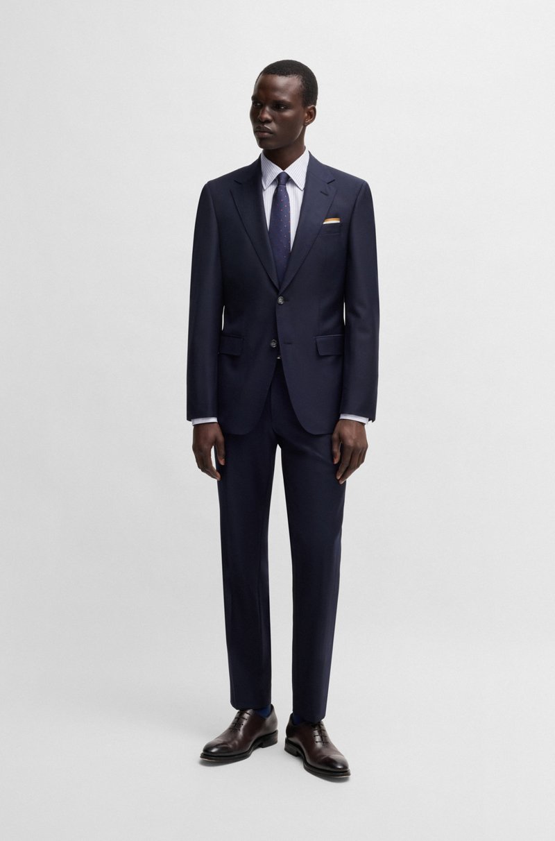 Hugo Boss Camisa Slim Fit En Algodón A Rayas