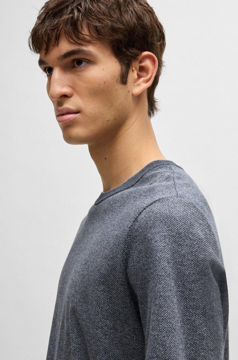 Hugo Boss Camiseta Regular Fit De Algodón Y Seda