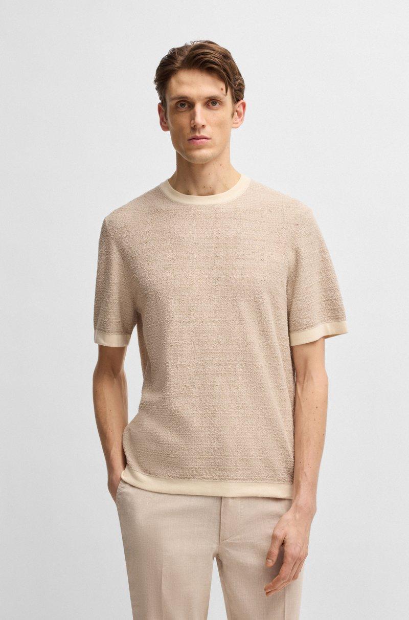 Hugo Boss Camiseta relaxed fit de jacquard