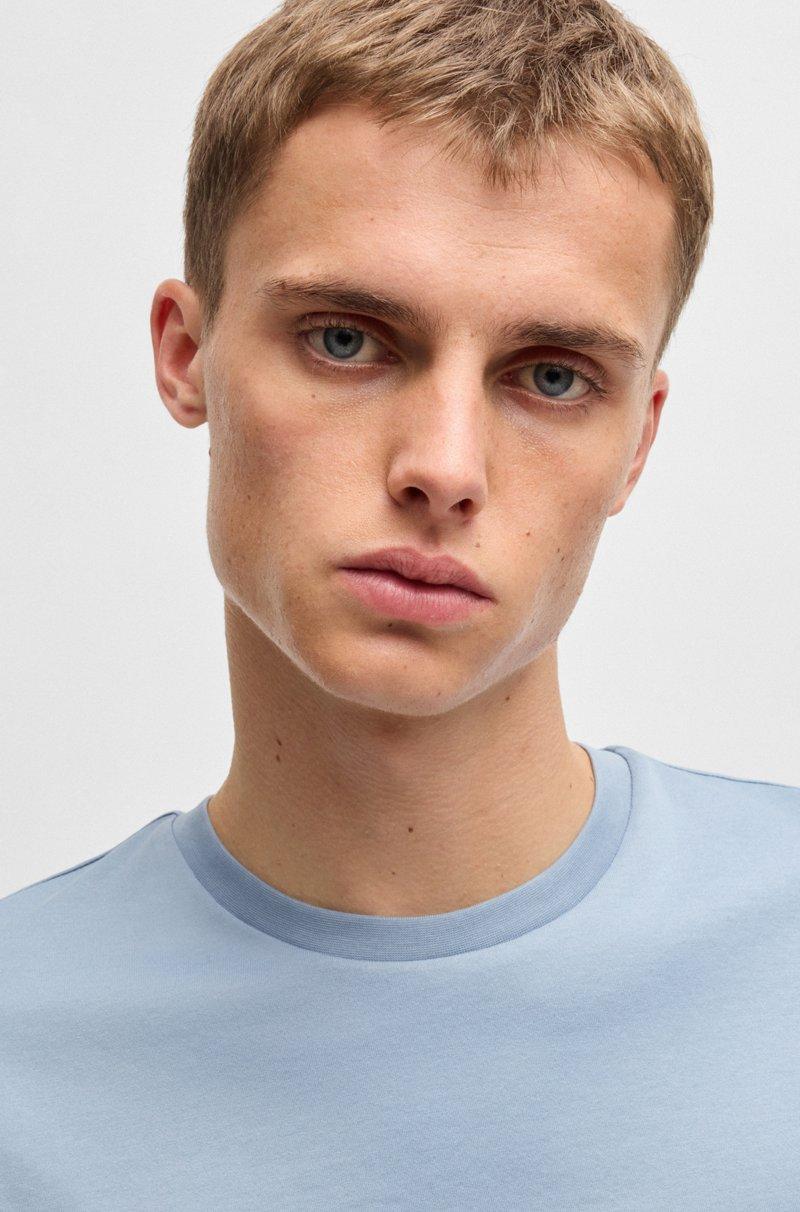 Hugo Boss Camiseta Slim Fit De Algodón Mercerizado