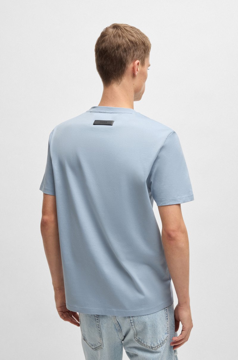 Hugo Boss Camiseta Slim Fit De Algodón Mercerizado