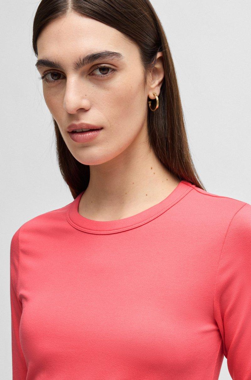 Hugo Boss Camiseta Slim Fit En Modal Elástico