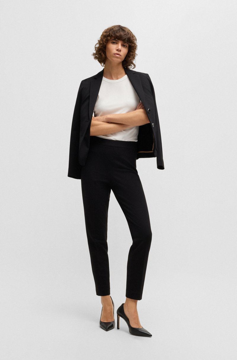 Hugo Boss Camiseta Slim Fit En Modal Elástico